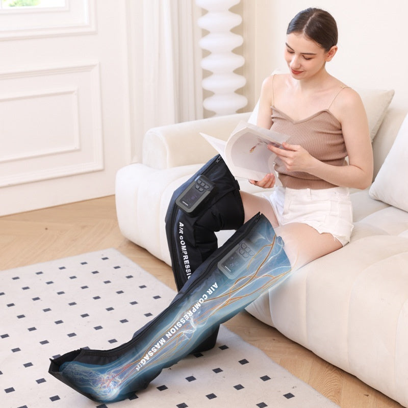 Automatic Air Compression Massager – Leg and Foot Relief with Infrared Therapy!