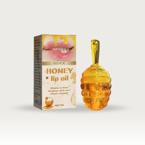 Honey Glow Lip Gloss – Gentle Hydration &amp; Natural Shine 