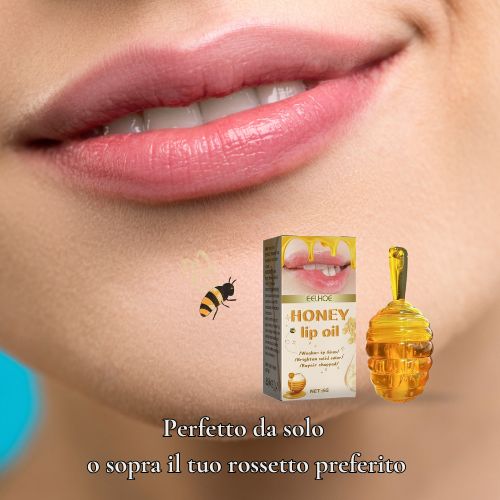 Honey Glow Lip Gloss – Gentle Hydration &amp; Natural Shine 