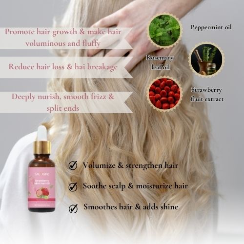 Strawberry &amp; Mint Oil – Hydrate, Invigorate and Brighten Your Hair!