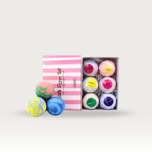 Effervescent Bath Bomb Set – Exfoliate, Purify &amp; Nourish Your Skin!